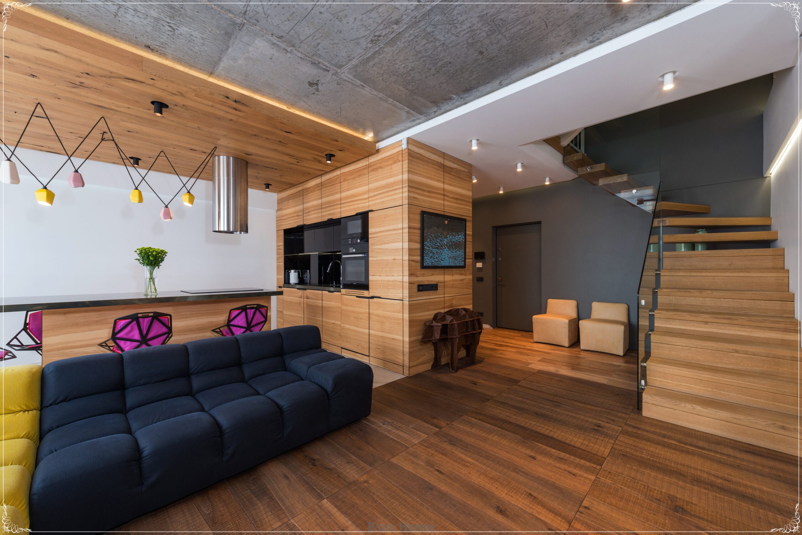 Birleşik Salon ve Mutfak Tasarımı