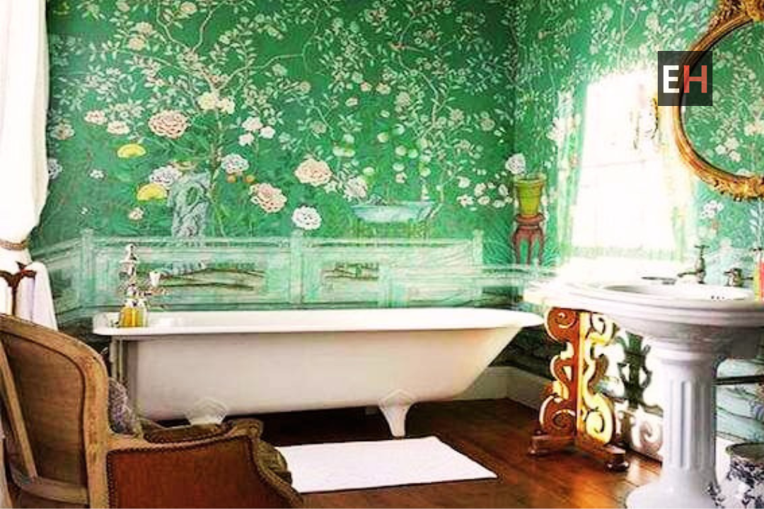 Banyo duvar kağıdı kullanımı